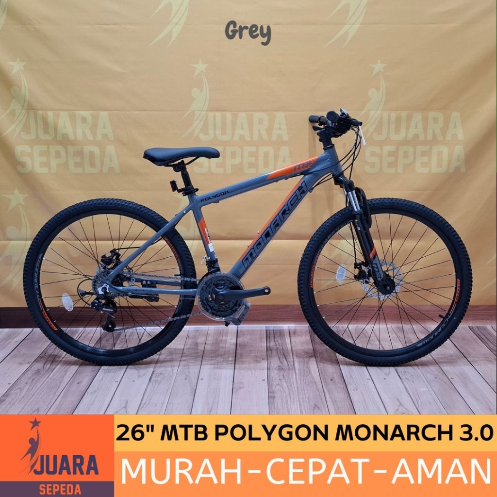 SEPEDA GUNUNG POLYGON MONARCH 3.0 MTB M3 26 INCH ALLOY