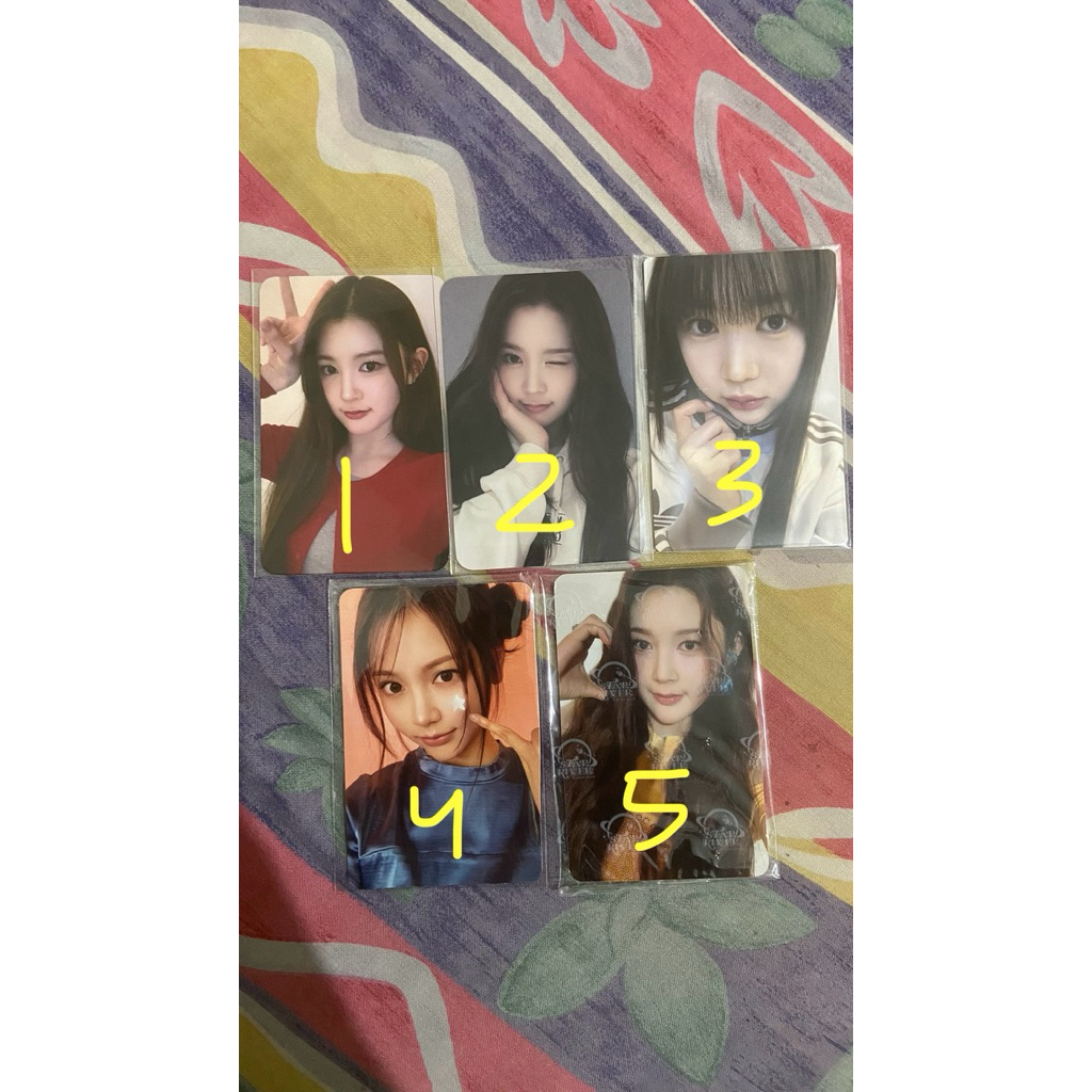 Photocard Official Hearts2hearts H2H Carmen Yeon Ana