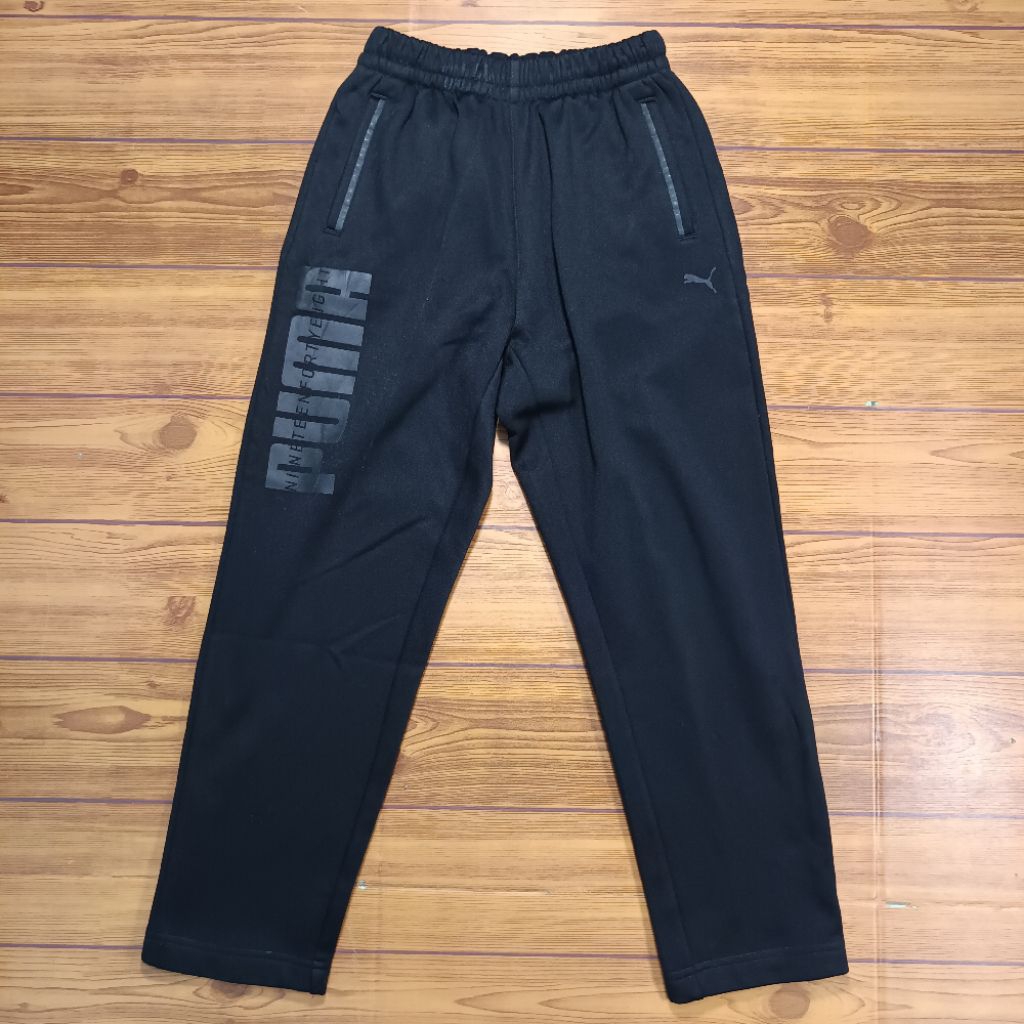Celana Trackpant Puma Anak Second Original Hitam size 7-8 tahun