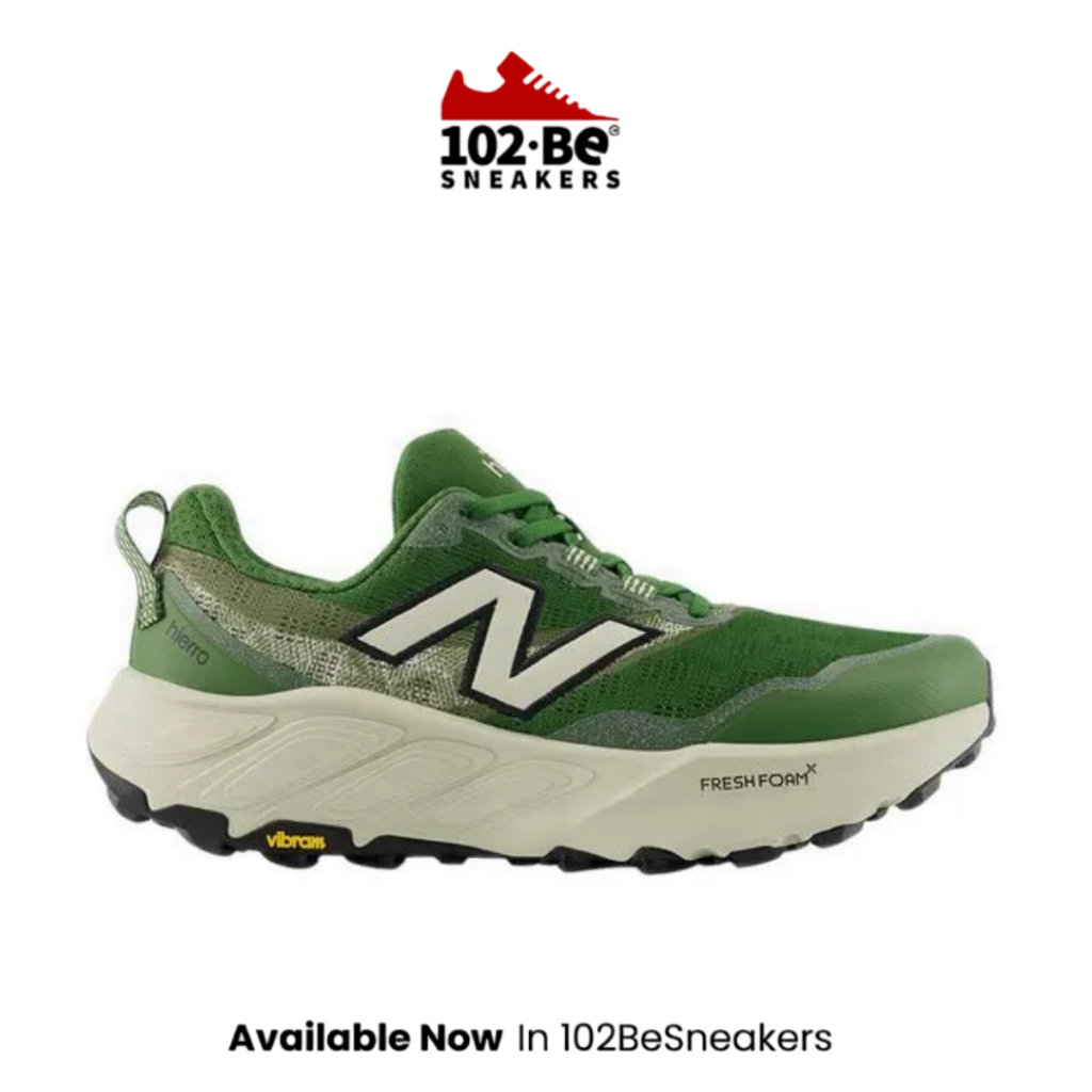 Sepatu NB Fresh Foam X Hierro v9 Men's Running Shoes - Dark Green NEWMTHIERE9 Original