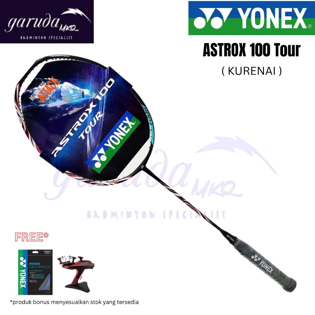 Raket Badminton Yonex Astrox 100 Tour KURENAI / Yonex Astrox 100T