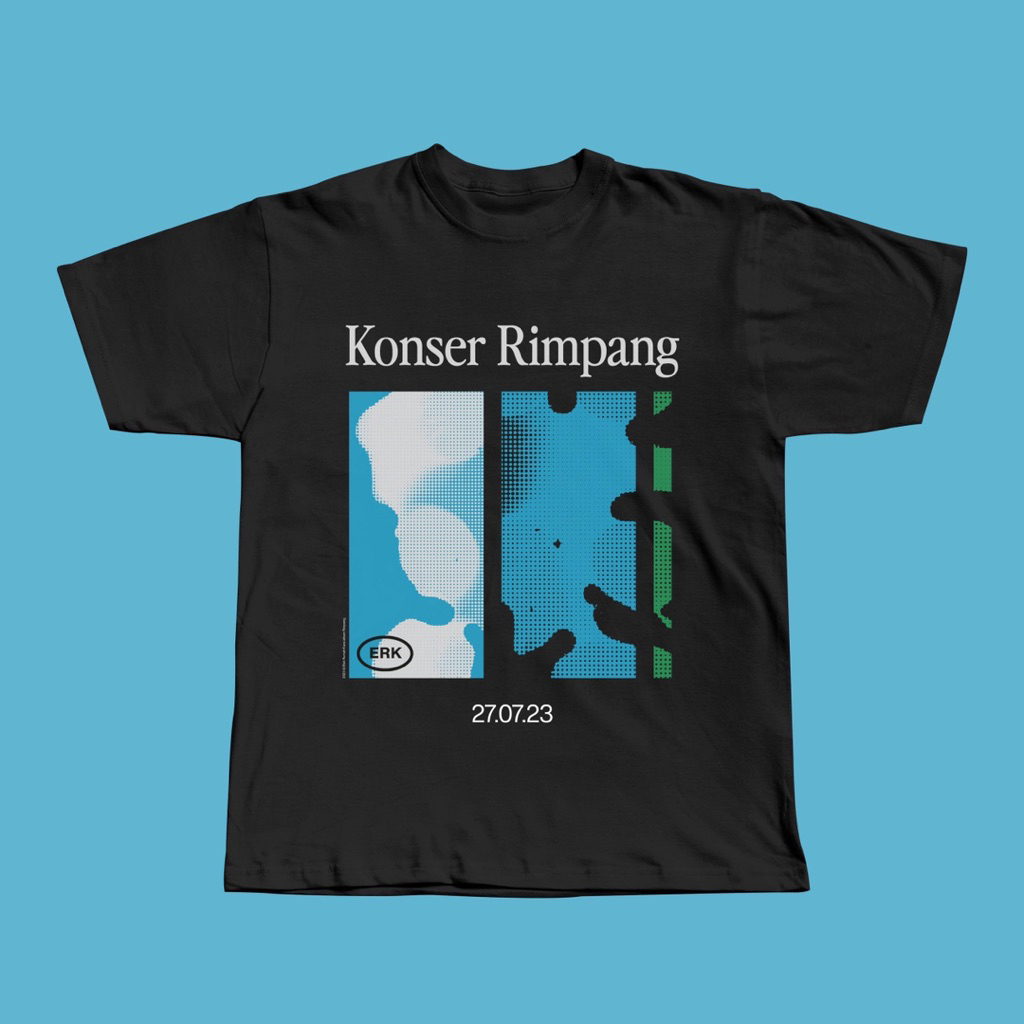 Kaos Band Efek Rumah Kaca Konser Rimpang