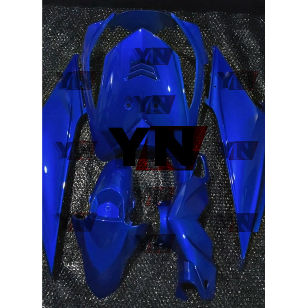 Cover Bodi Fullset Honda Beat Lama/Karbu Warna Biru Tua Bodi Halus Honda Beat Karbu