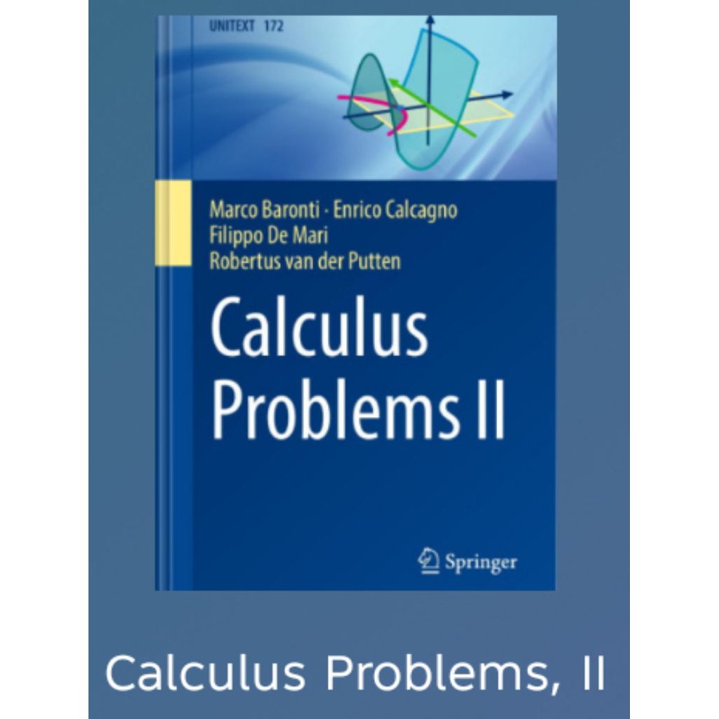 BUKU Calculus Problems, II