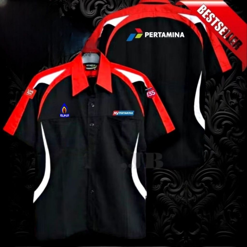 Terbaru kemeja elpiji Pertamina seragam elpiji Pertamina pdh elpiji Pertamina baju elpiji Pertamina 