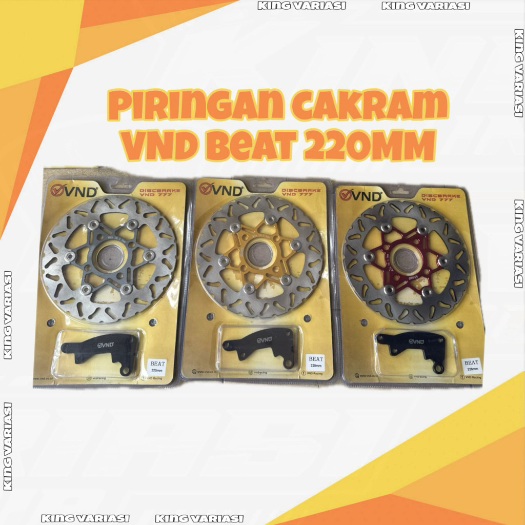 PIRINGAN CAKRAM DEPAN BEAT VARIO SCOOPY 220MM