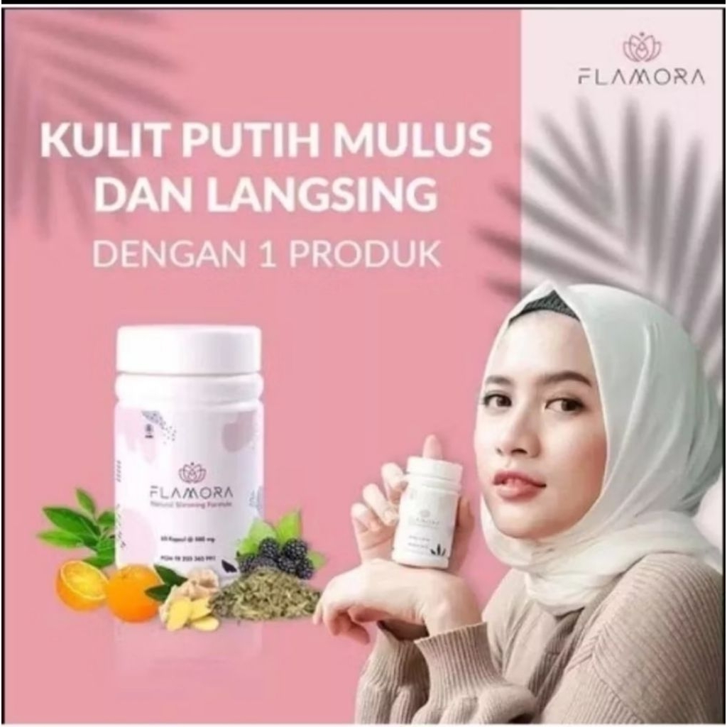 Flamora Slimming Capsule Asli 100% isi 60 Obat Diet Pelangsing Badan Slimming pro