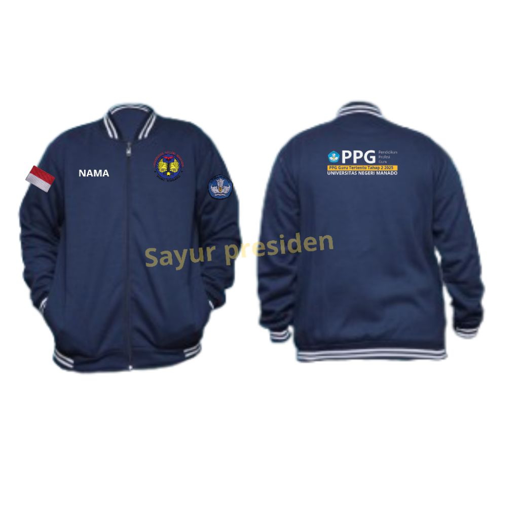 Jaket PPG DALJAB PILOTING 2025 Bordir gratis nama , logo dan tulisan custom