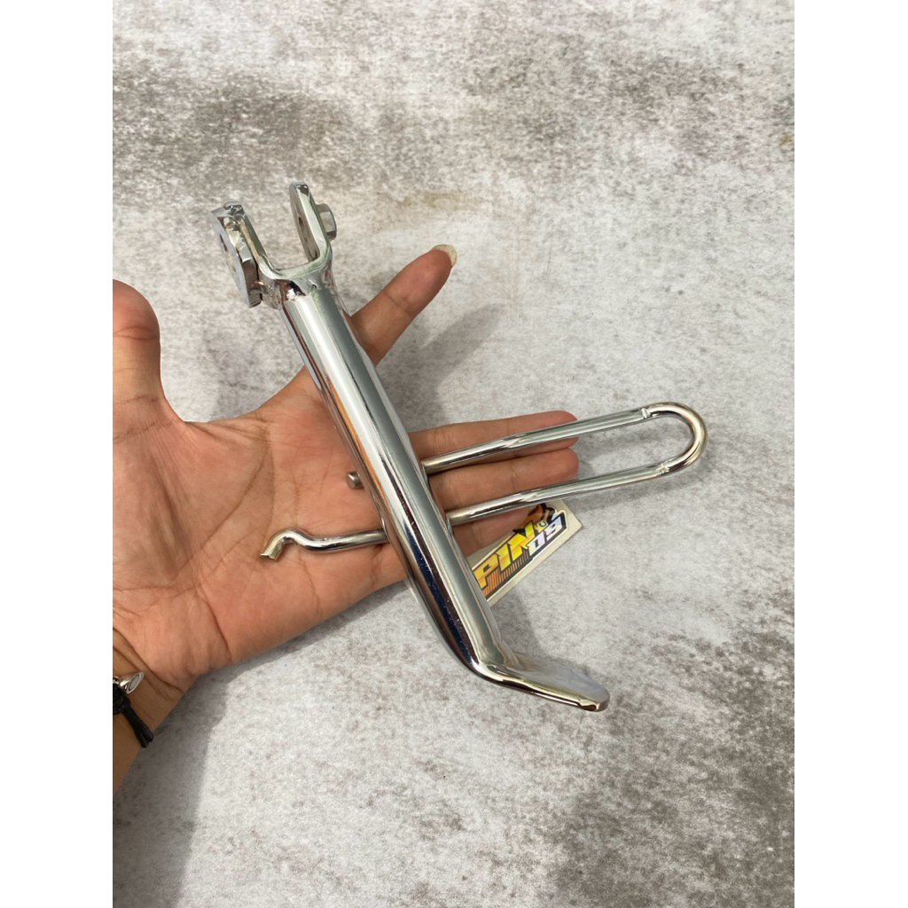 Standar samping vespa matic lowfitment chrome