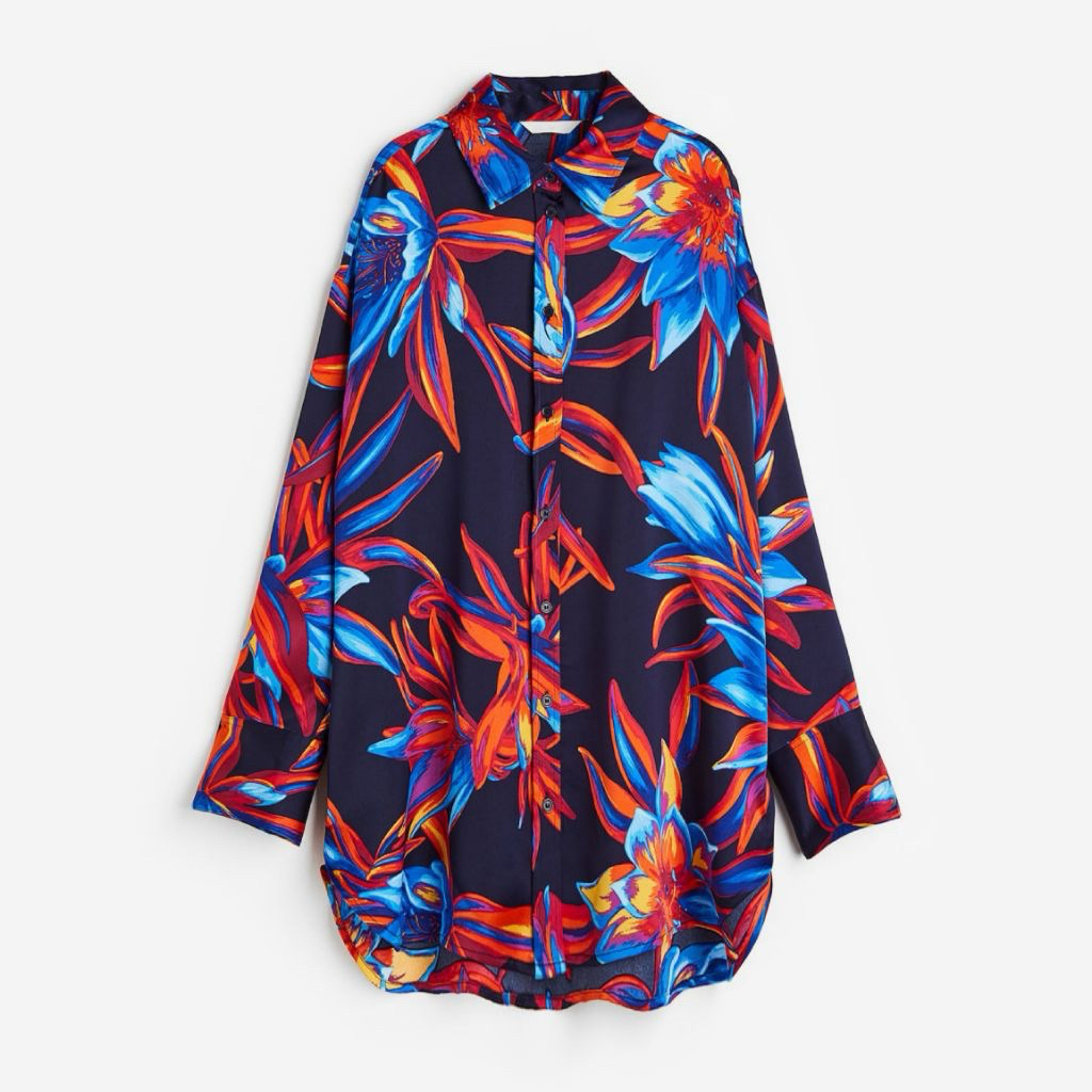 HNM DRESS SIGNATURE FLORAL PATTERN