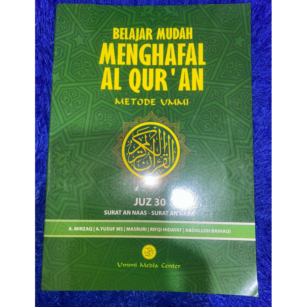buku tahfidz metode ummi belajar mudah menghafal al - qur'an juz 30 28 29 1 original 100 % bukan fot