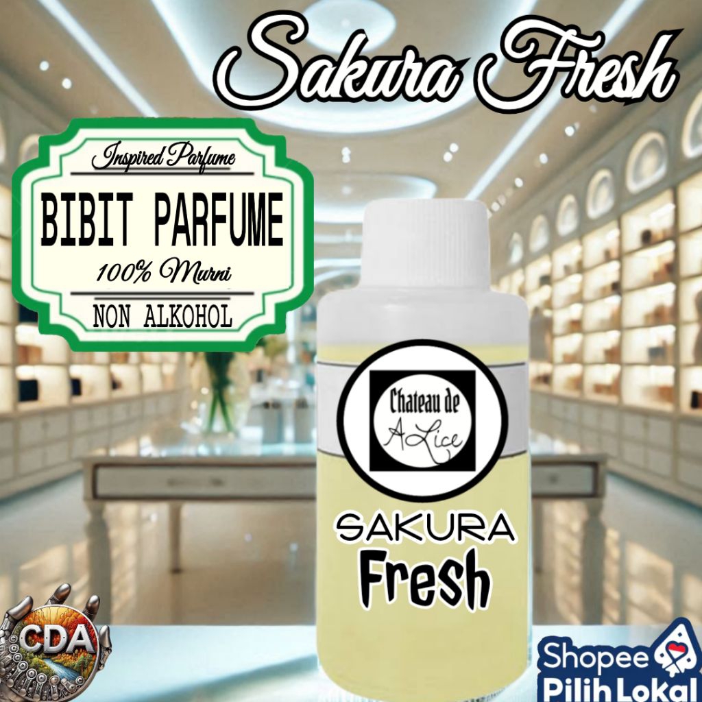 PARFUME BIANG Laundry / BIbit Parfum Laundry Murni Sakura Fresh 100 ML NEW TOP