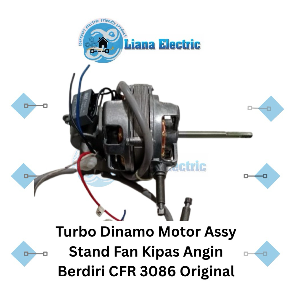 Sparepart TURBO Dinamo Motor Assy Standfan Kipas Angin Berdiri TURBO CFR 3086