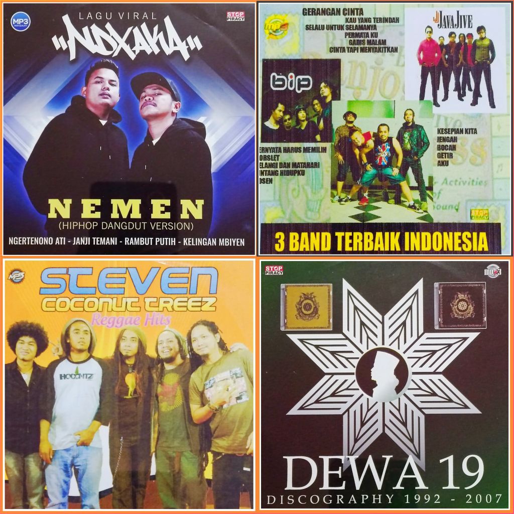 Kaset MP3 Lagu Pop NDX AXA - PAS BAND - DEWA - STEVEN COCONUTTREEZ Album