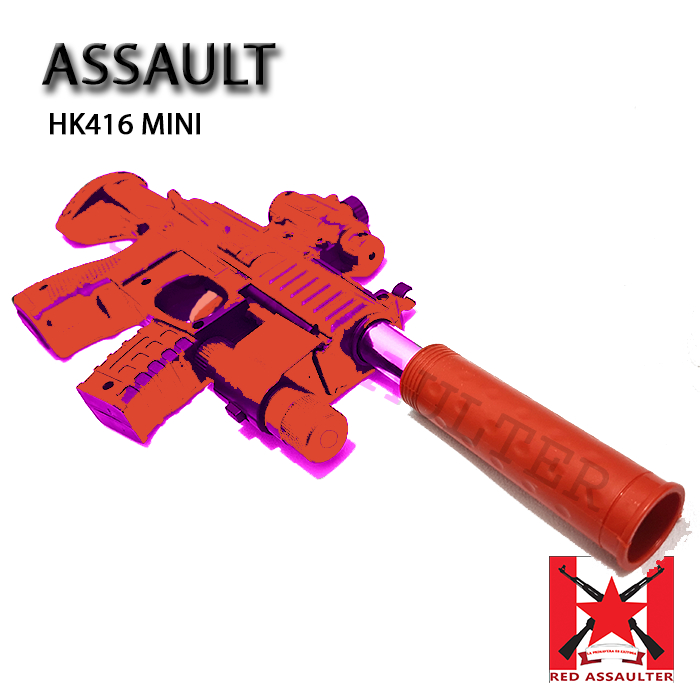 Mainan HK416 Mini Water Gel Blaster WGG Jelly Jeli