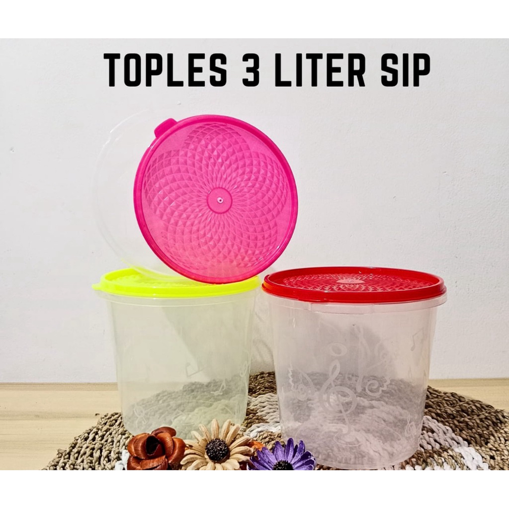 SEALWARE TOPLES 3 LITER SKYEPLAST/ TOPLES KERUPUK/ LODONG KERUPUK