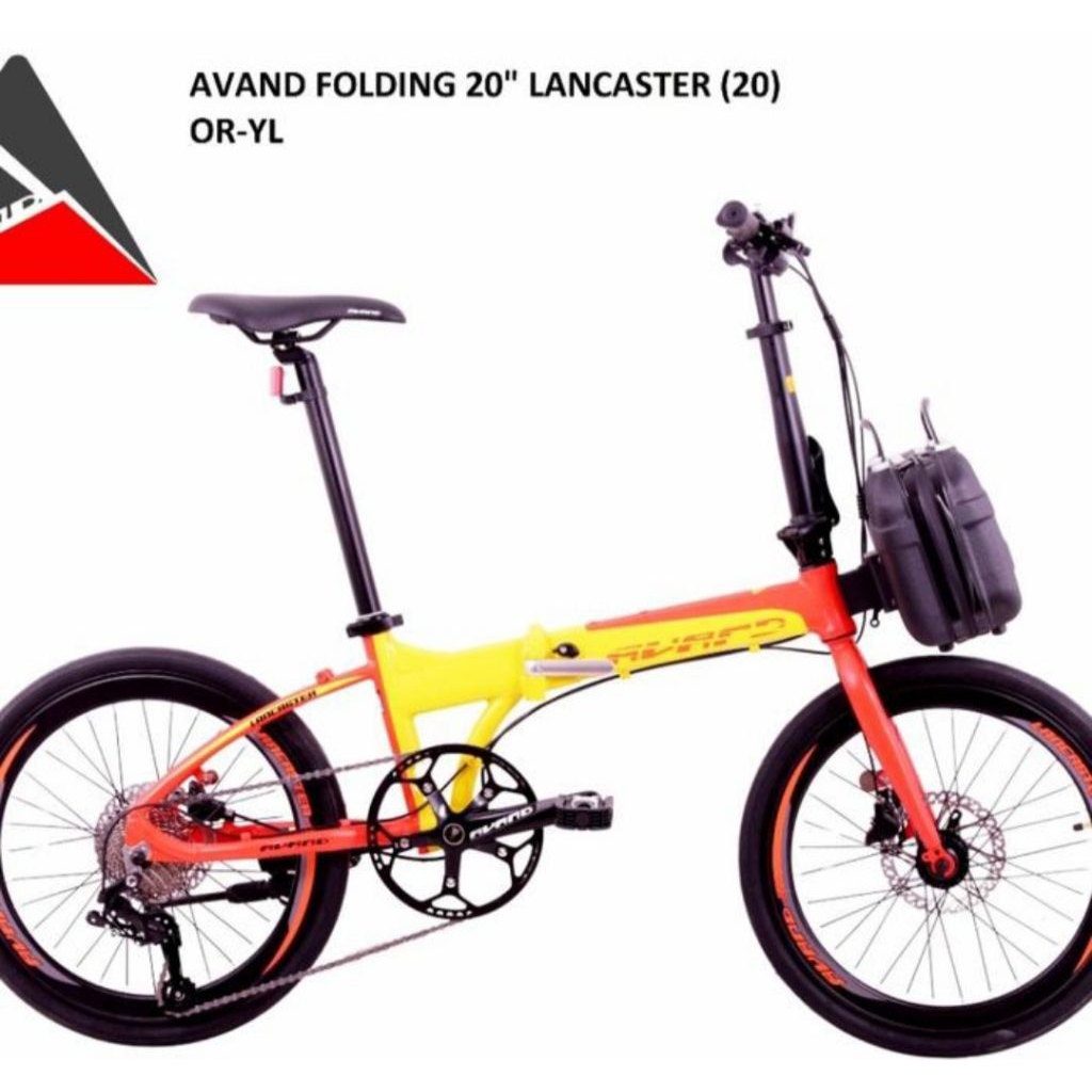 SEPEDA LIPAT FOLFING BIKE AVAND LANCASTER BY UNITED 20 INCH ALLOY HYDRAULIC 10SP NEW SUPER PROMO