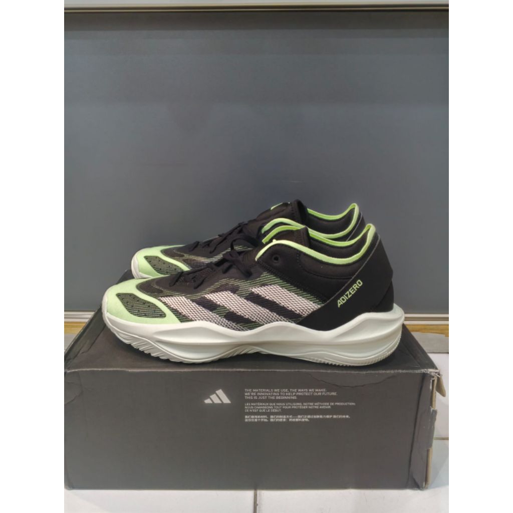 IE7870 SEPATU BASKET LOW ORIGINAL SIZE 44⅔ ADIZERO SELECT 2.0 CBLACK/CLOWHI