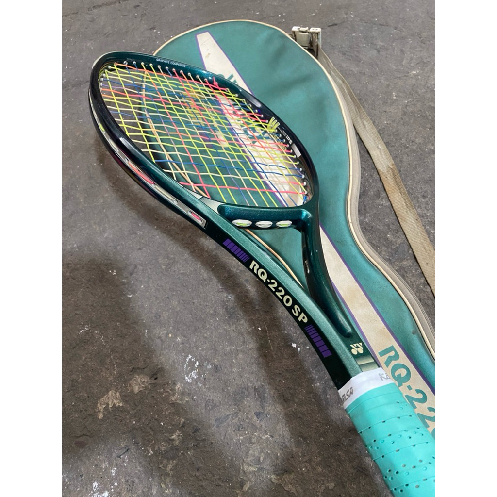 RAKET TENIS YONEX RQ-220SP BEKAS ORIGINAL MADE IN JAPAN SIAP PAKAI