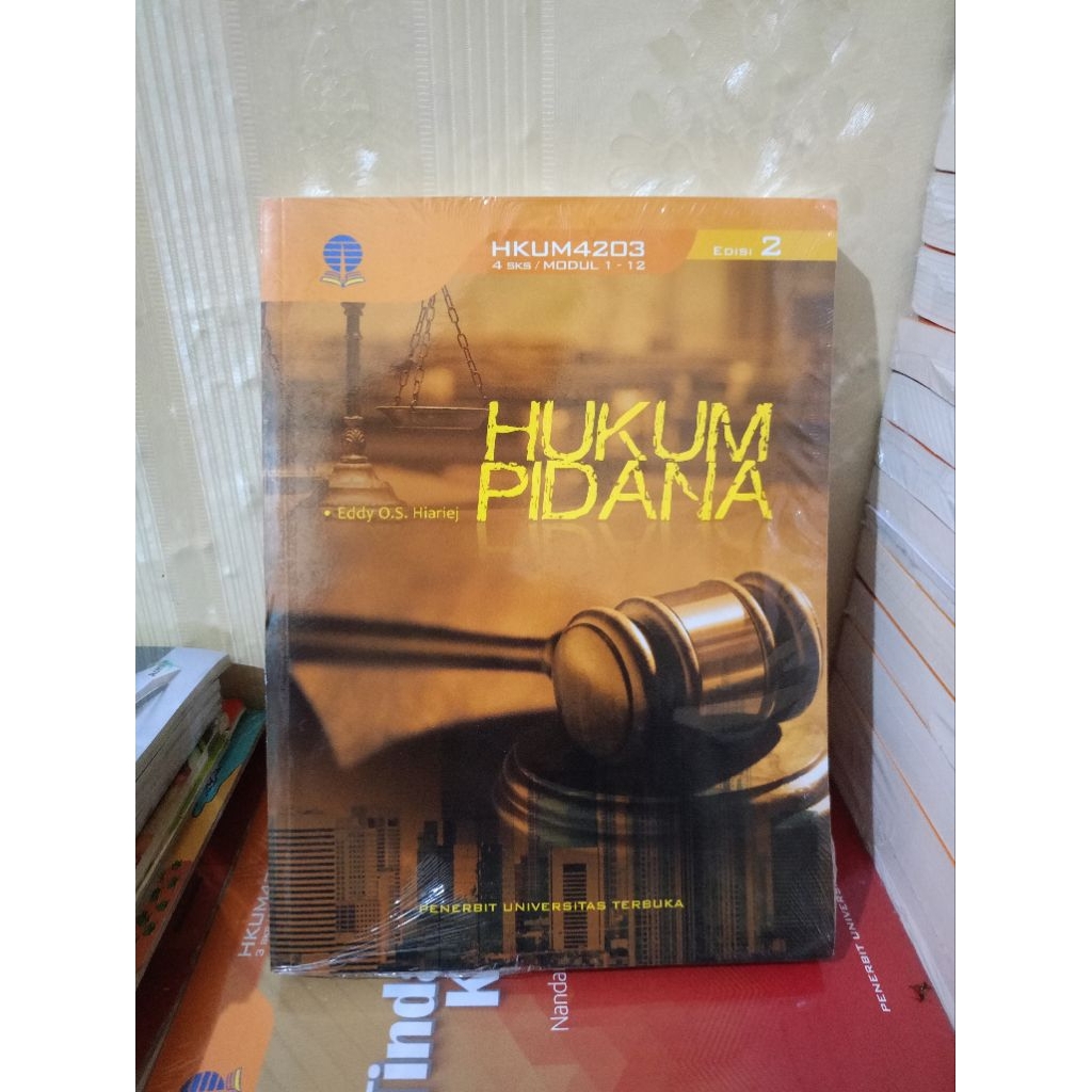 BUKU BARU ORIGINAL HUKUM PIDANA EDISI 2 - EDDY O.S. HIARIEJ - UNIVERSITAS TERBUKA