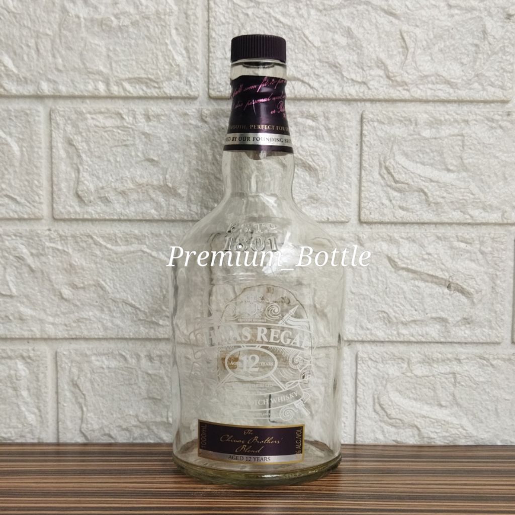 Botol Kosong Chivas Regal 12 Years 1Liter