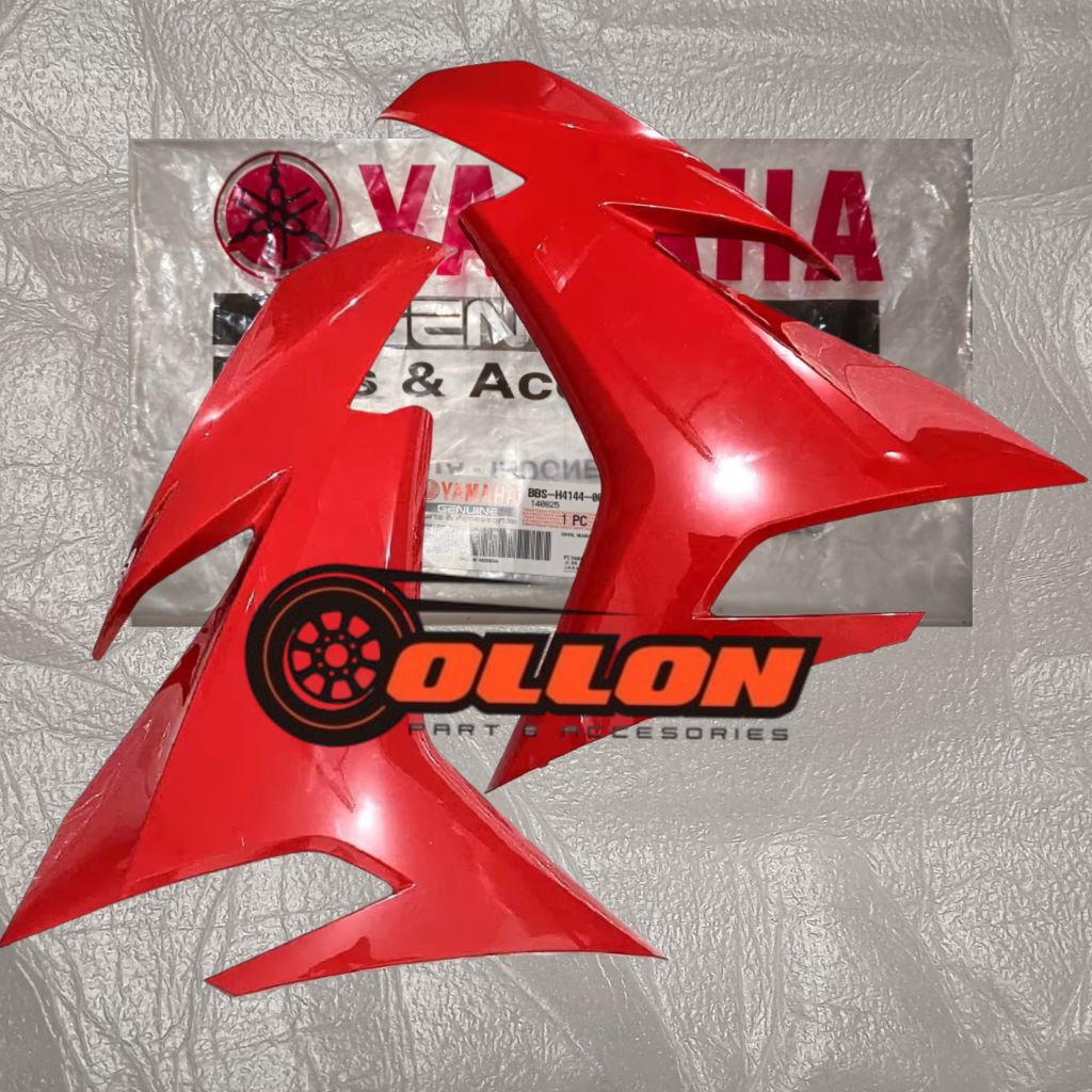 PANEL 1&2, SAYAP LUAR JUPITER MX KING 150 V1, V2 MERAH CABE ASLI ORIGINAL YAMAHA 2PV-F835U-00-PD 2PV