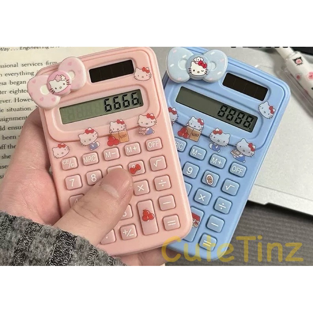 HELLO KITTY Kalkulator / Kalkulator Mini / Hadiah Lucu / Karakter Lucu / Hadiah Ulangtahun / Kalkula