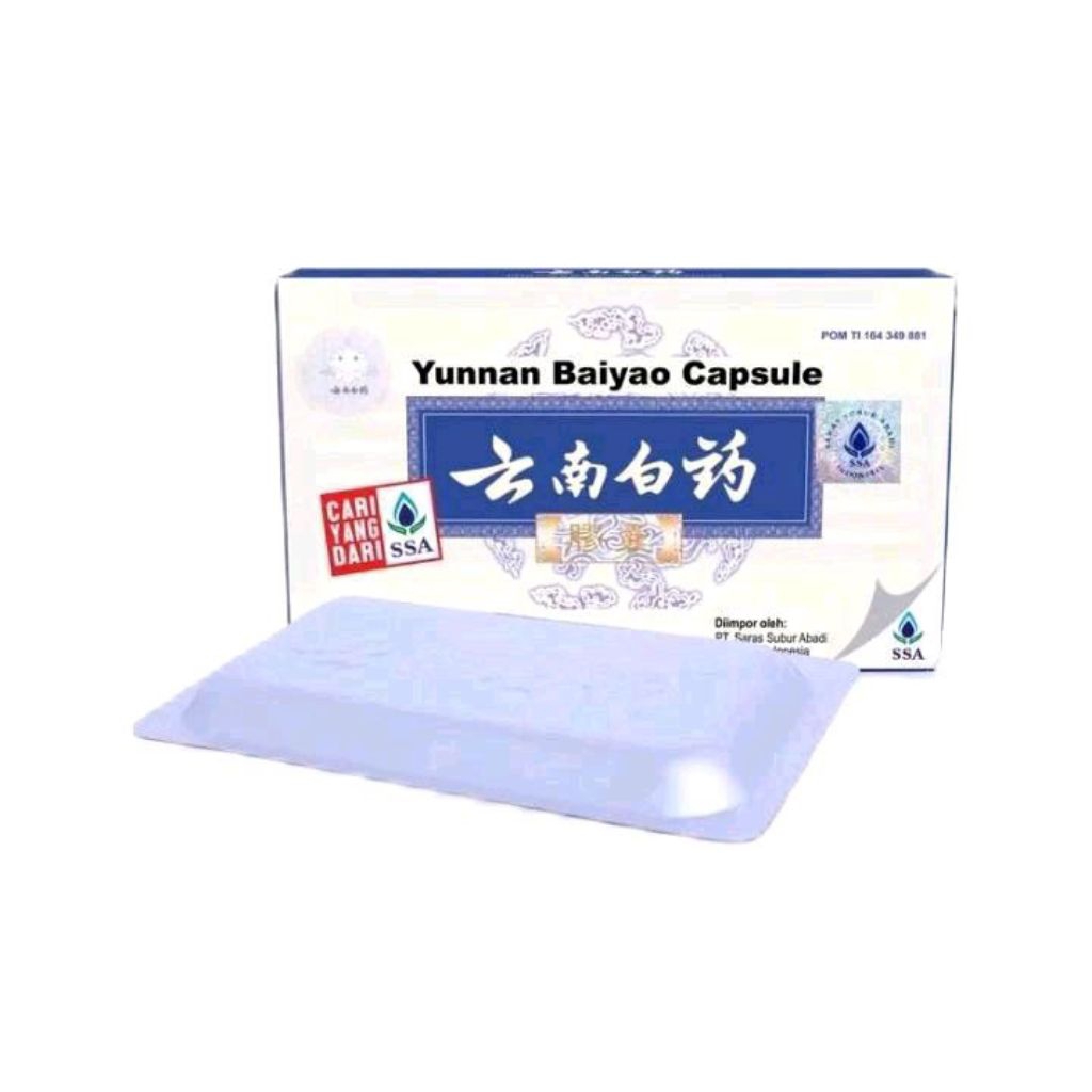 Yunnan Baiyao Kapsul Yunan
Paiyao Yunan Payao Capsule Saras Subur Abadi Obat Luka Dalam Luka Pukul