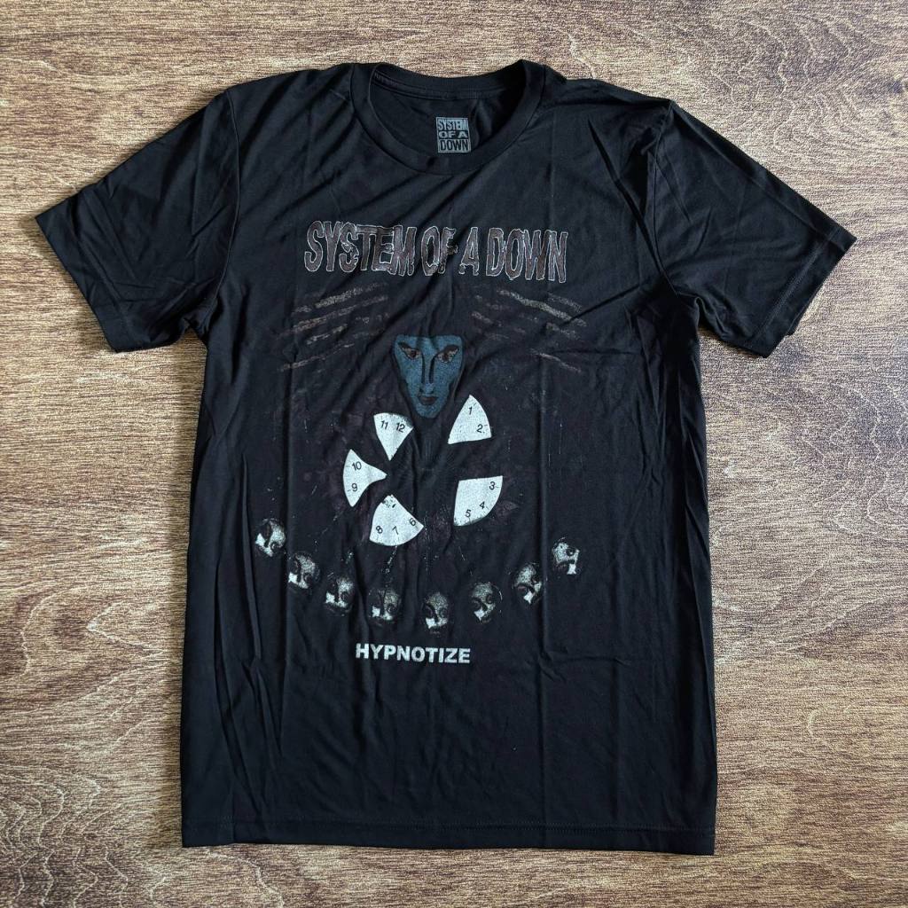 EXCLUSIVE KAOS BAND OFFICIAL SYSTEM OF A DOWN - HYPNOTIZE ORIGINAL TSHIRT WEBSTORE