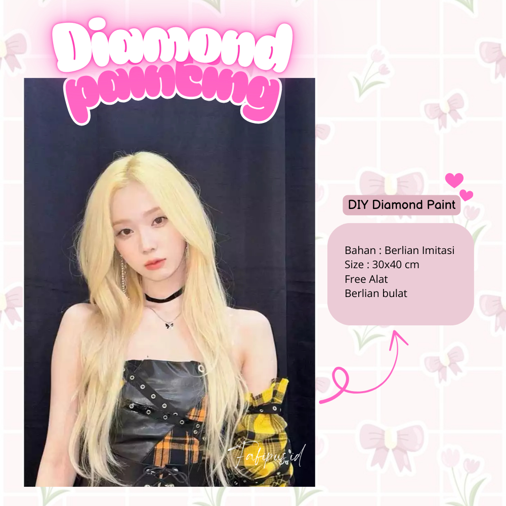 DIY Diamond Painting Blackpink Full Drill 30x40CM 17
