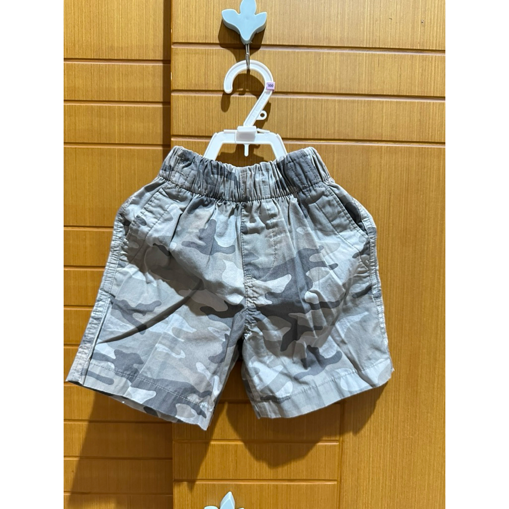 preloved celana anak 1-2 tahun celana pendek camo model loreng