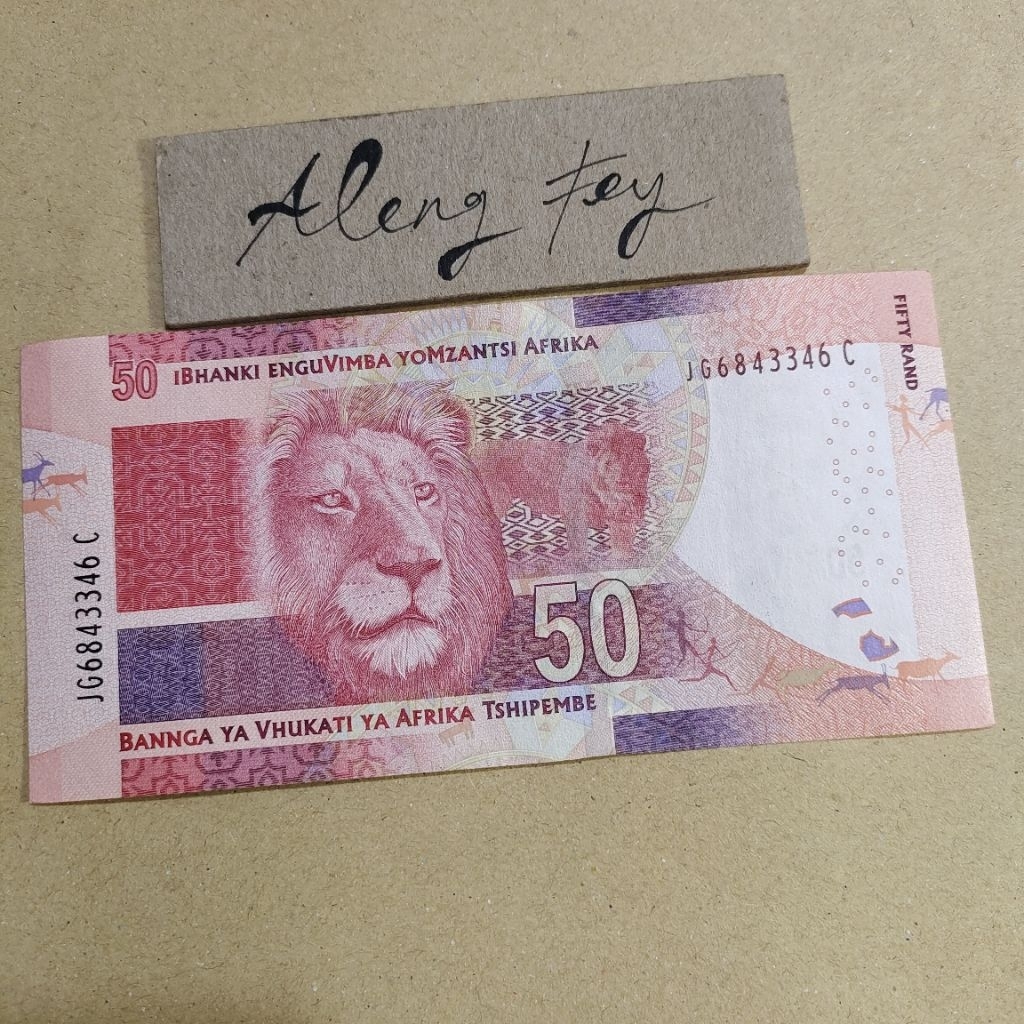 1UA-AF2 koleksi Uang Negara Afrika Selatan 50 Rand