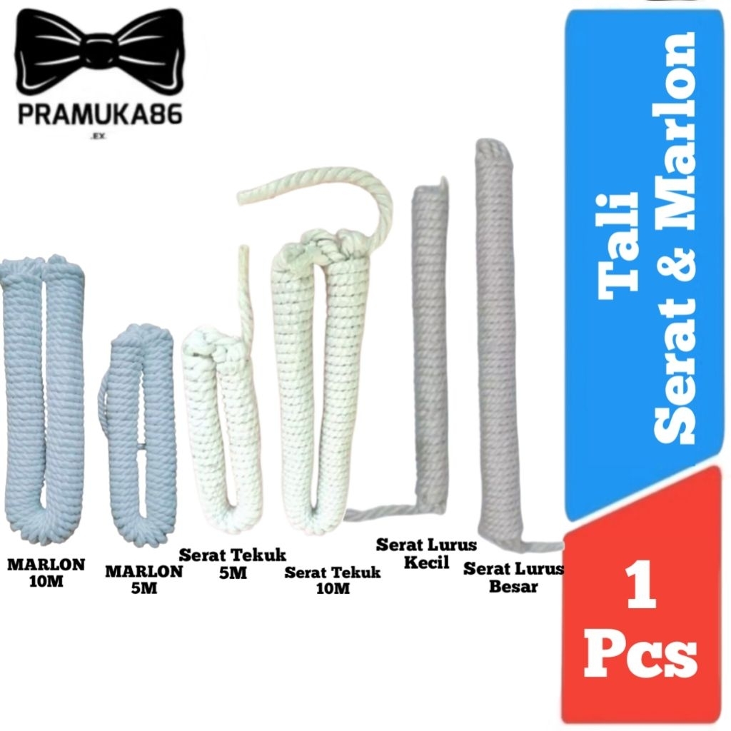 Tali Pramuka Serat & Marlon / Tali Serat Tekuk / Tali Serat Lurus / Tali Marlon / Tali Pramuka / Tal
