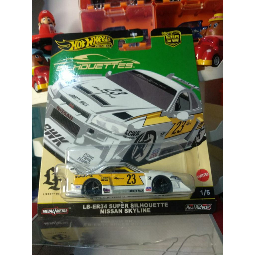 HOT WHEELS NISSAN SKYLINE R34 SILHOUETTE