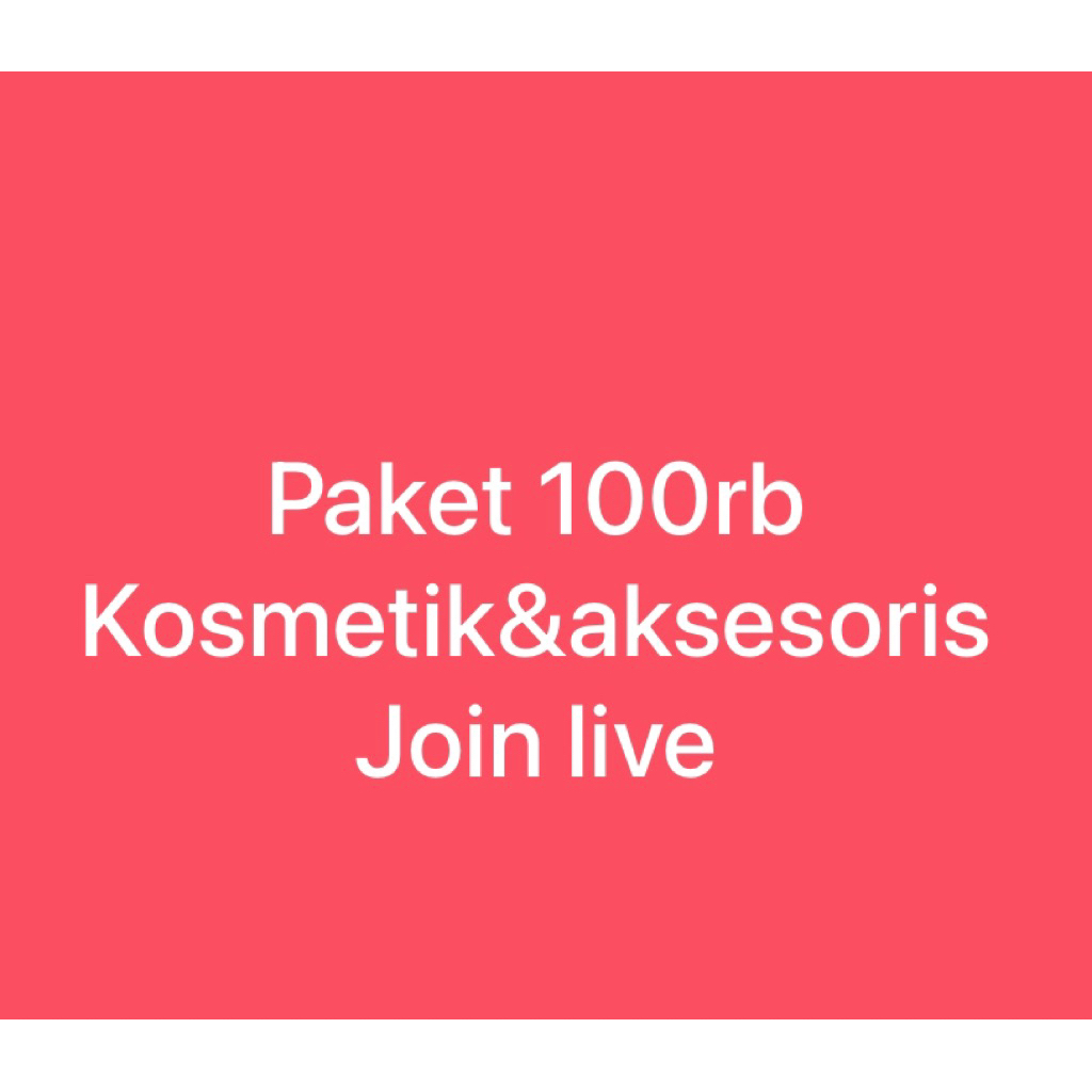 paket usaha kosmetik& aksesoris