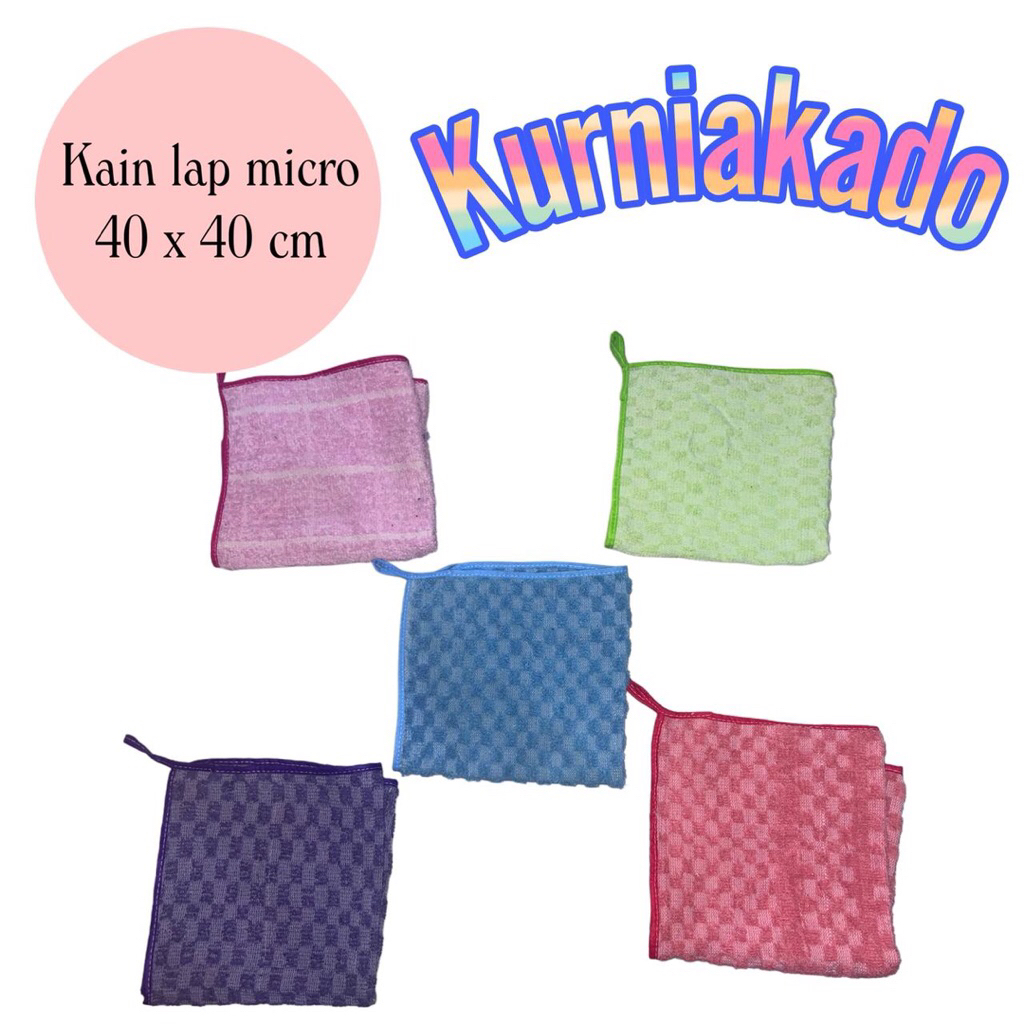 Lap Dapur micro kain lap dapur handuk gantung motif lap cuci tangan hand towel lap meja premium halu