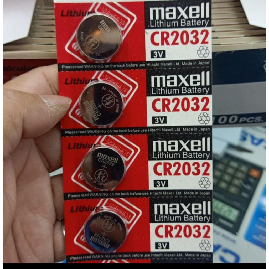 Baterai CR 2032 MAXELL BATERAI KANCING CR 2032
