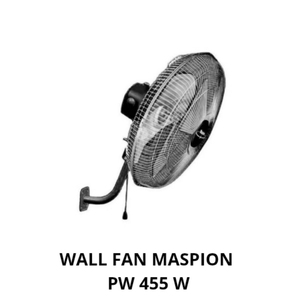 MASPION WALL FAN  BESI 18" PW-455/ KIPAS ANGIN TEMBOK BESI MASPION/ KIPAS ANGIN DINDING BESI MASPION