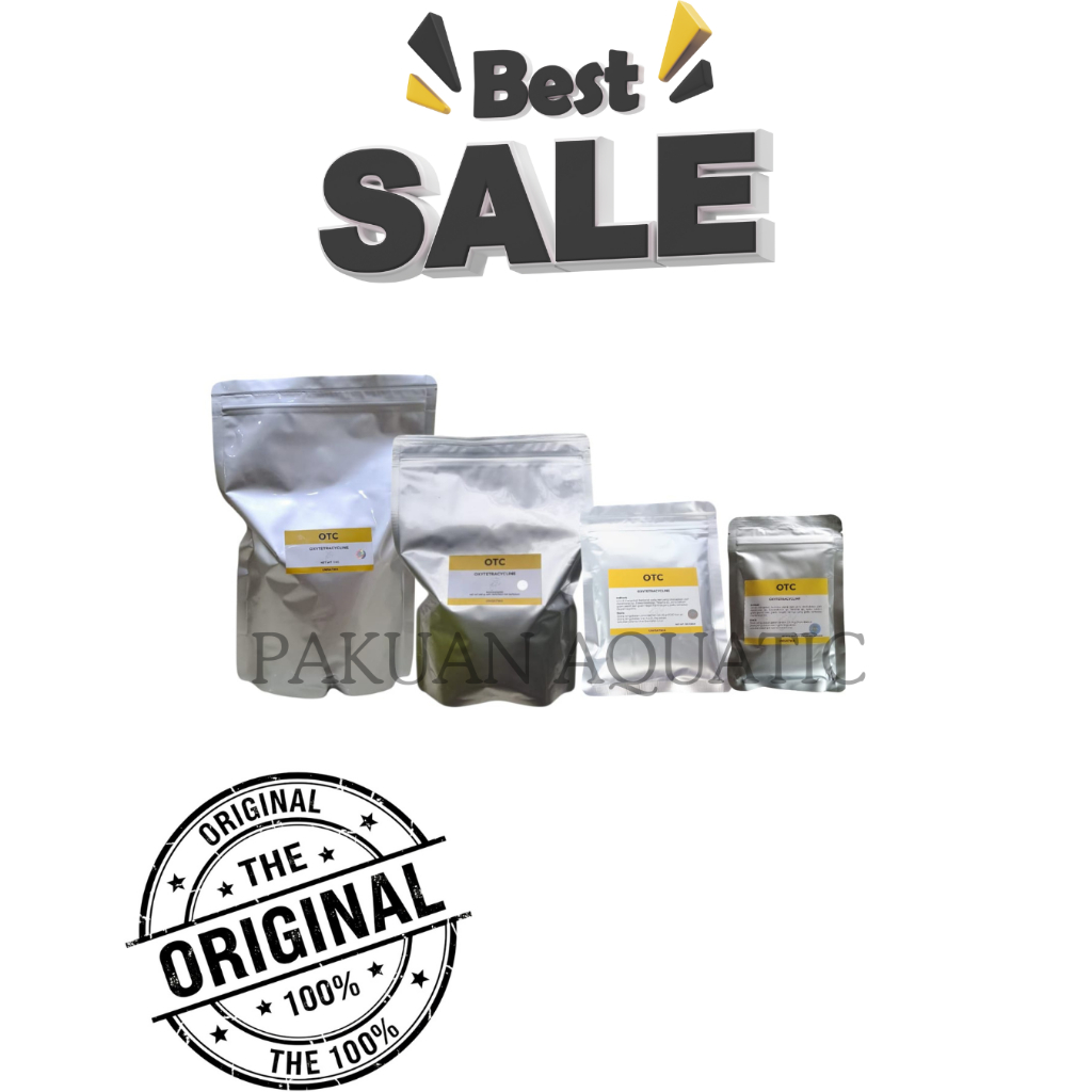 [HEMAT] Oxytetracycline HCL Original Best Seller Obat Antibiotik Ikan Obat Anti Bakteri