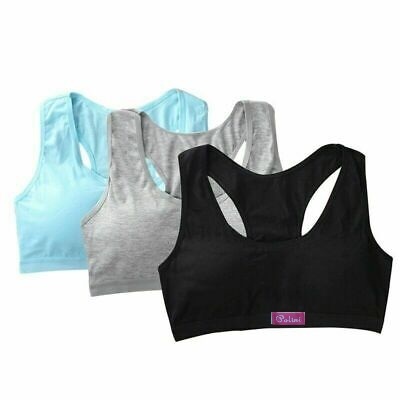 BH Sport Miniset Katun Busa Anak Perempuan Sport Bra Polos Anak Cewek Remaja PL