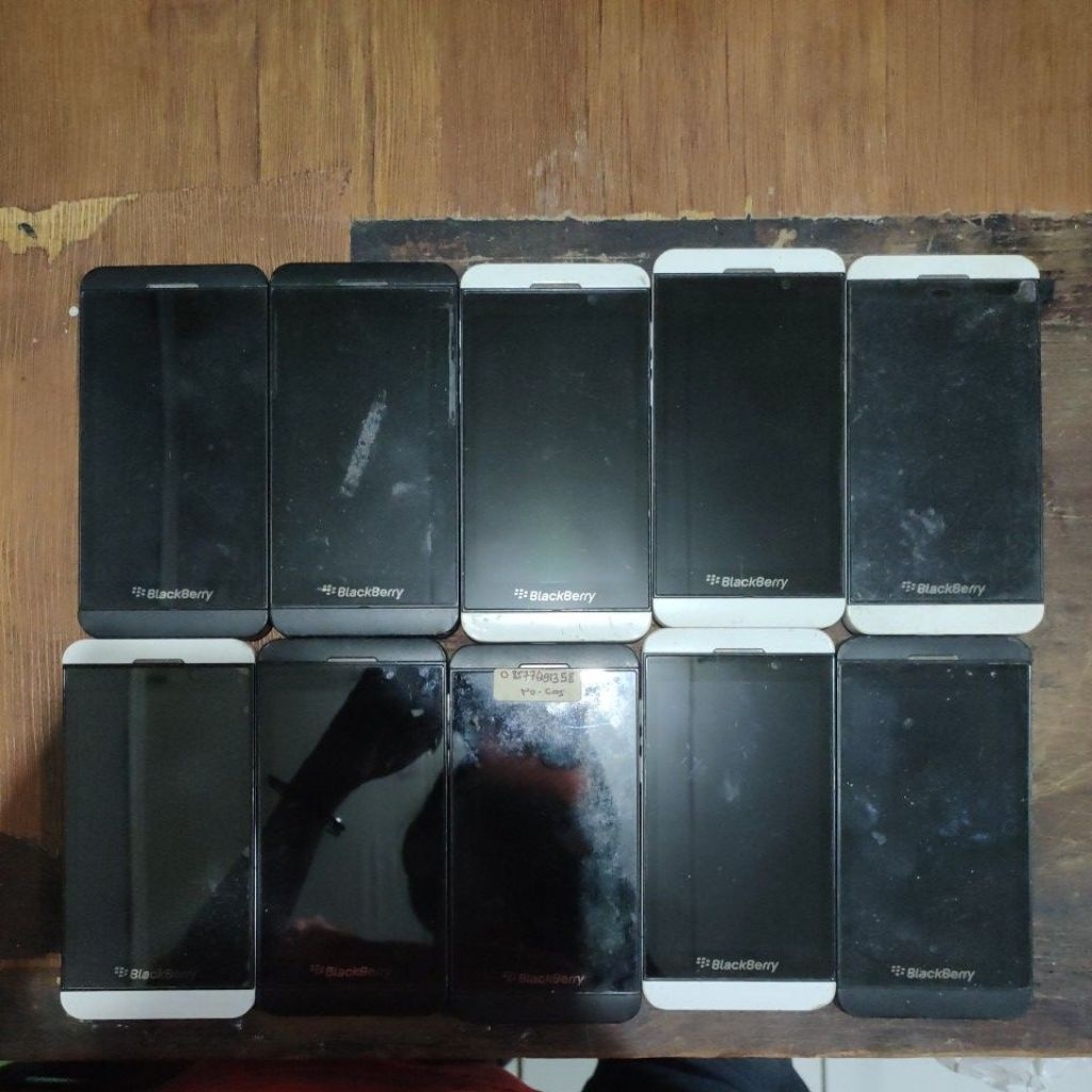 casing,tulang +lcd hp blackberry Z10 ORI cabutan