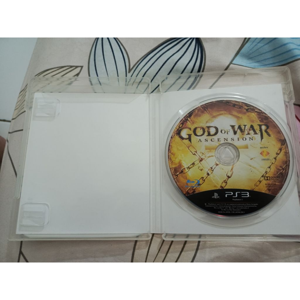 God of war ascension BD PS3