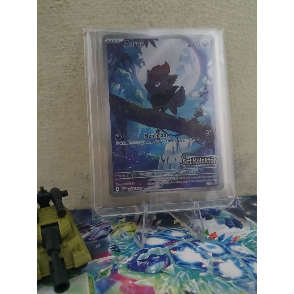 zorua ar non sealed set kolektor hitam dan putih - tcg pokemon indonesia