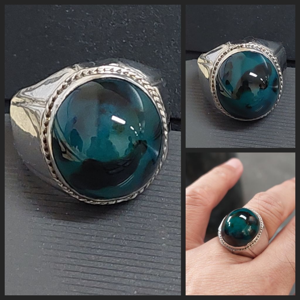 BACAN DOKO TOTOL LAWAS Bacan Doko Totol Coklat Lawas Ring Perak Mumbul