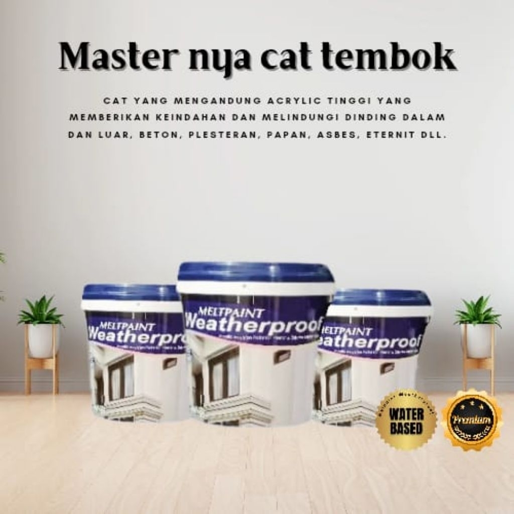 Cat Tembok Meltpaint Weatherproof Interior & Exterior