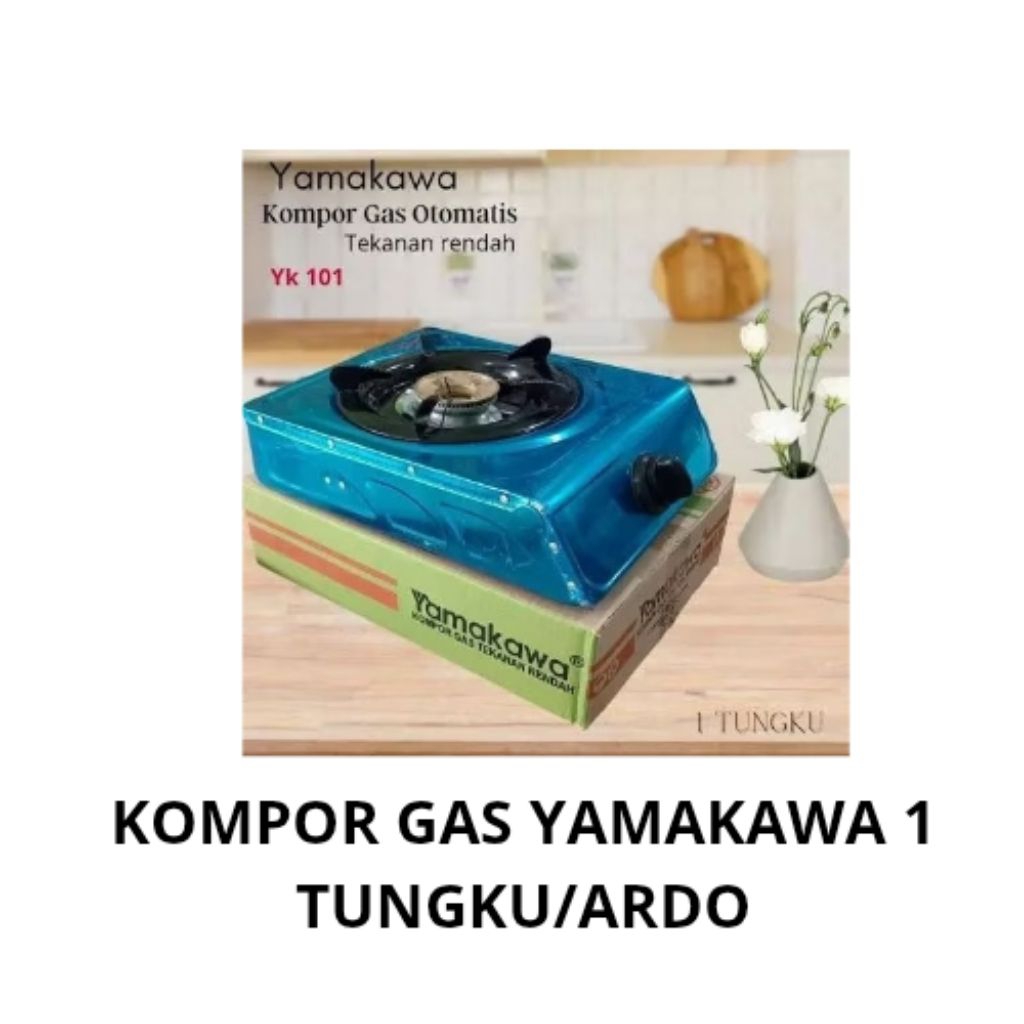 KOMPOR GAS YAMAKAWA 1 TUNGKU STAINLESS/ KOMPOR GAS CINA 1 TUNGKU/ KOMPOR GAS MURAH 1 TUNGKU/ARDO