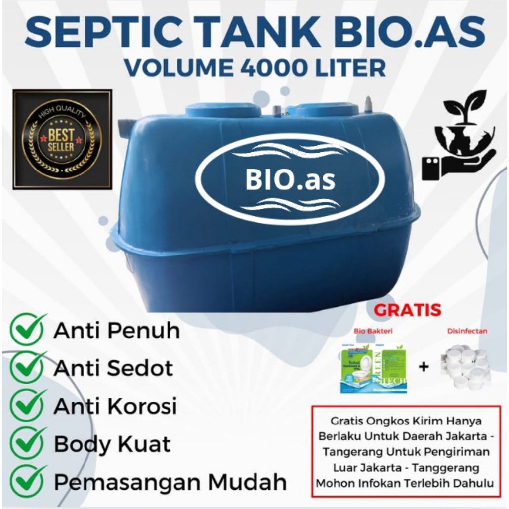 Septictank/Bio septictank/Bio tank/septictank 4000L