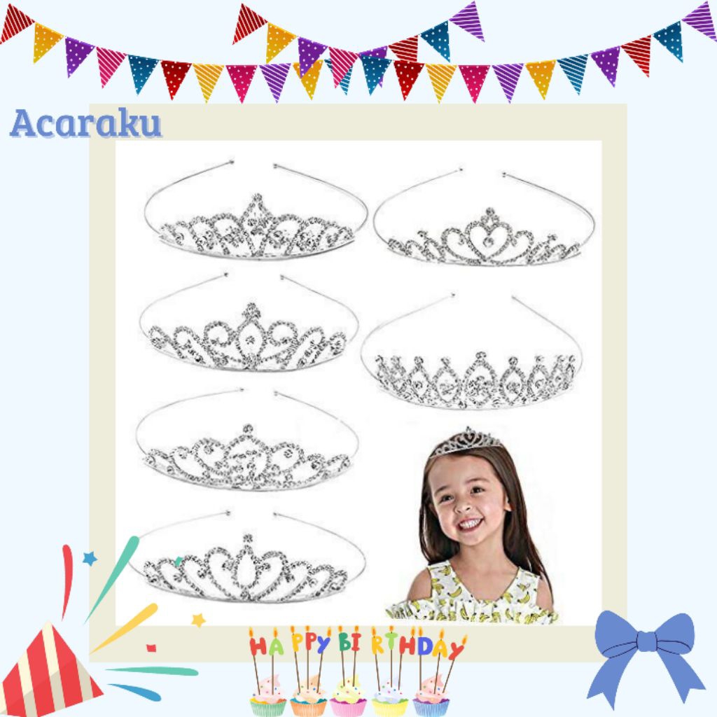 Mahkota Bando Anak//Hiasan Rambut Atau Hijab