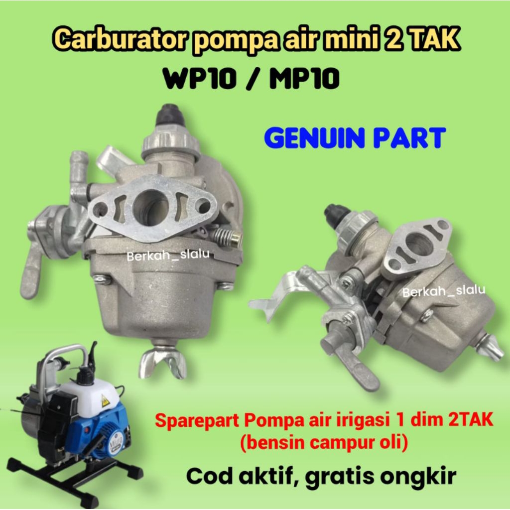 Carbu pompa air WP10 / MP10 carburator Alkon mini 2 TAK karburator set - diesel Alkon mini 1 inch