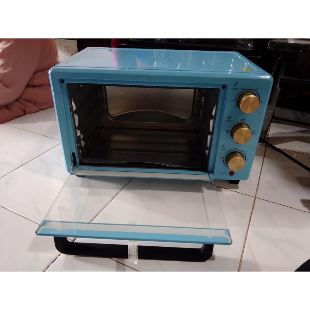 Oven Listrik Multifungsi by Pero Indonesia 21 Liter 800 Watt (Minus Kardus)